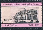 Stamps Venezuela -  CENT. DEL TEATRO MUNICIPAL DE CARACAS. Y&T Nº 1089