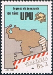 Stamps : America : Venezuela :  CENT. DEL INGRESO DE VENEZUELA EN LA U.P.U. Y&T Nº 1090