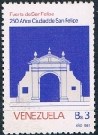 Stamps : America : Venezuela :  250 ANIV. DE LA FUNDACIÓN DE LA CIUDAD DE SAN FELIPE. Y&T Nº 1092