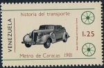 Stamps : America : Venezuela :  HISTORIA DEL TRANSPORTE. Y&T Nº 1095