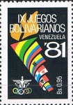 Stamps Venezuela -  IX JUEGOS BOLIVARIANOS. Y&T Nº 1097
