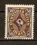 Sellos de Europa - Alemania -  Rep. Weimar / Corneta Postal.