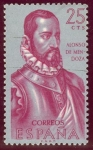 Stamps : Europe : Spain :  1962 Forjadores de America. Alonso de Mendoza - Edifil:1454
