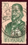 Stamps : Europe : Spain :  1962 Forjadores de America. Gonzalo Gimenez de Quesada - Edifil:1455