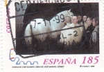 Stamps Spain -  caballos cartujanos( 3684)                (A)