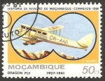 Sellos de Africa - Mozambique -  Avión