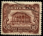 Stamps America - Guatemala -  palacio de minerva. UPU 1926.