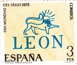 Stamps : Europe : Spain :  Día mundial del sello 1975      (A)