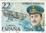 Stamps Spain -  Alfredo Kindelan -Fundador del Ejército del aire    (A)