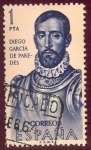 Stamps : Europe : Spain :  1963 Forjadores de America. Diego Garcia de Paredes - Edifil:1529