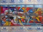 Stamps America - Venezuela -  VITRAL DE LA JUSTICIA-Tribunal Supremo de la Justicia-(Serie de 10 )Sellos-Autor;Alirio Rodriguez