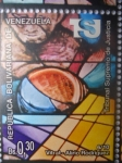 Stamps America - Venezuela -  TRIBUNAL SUPREMO DE JUSTICIA-Vitral de la Justicia-Serie de 10 Sellos-Autor;Alirio Rodriguez(6de10)
