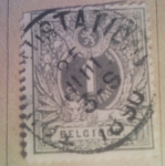 Stamps : Europe : Belgium :  BELGIQUE 1869