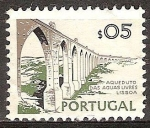 Stamps : Europe : Portugal :  Aguas Livres acueducto, Lisboa