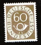 Stamps : Europe : Germany :  Corneta Postal