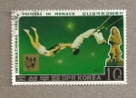 Stamps North Korea -  Festival Internacional de Circo de Mónaco