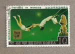 Sellos de Asia - Corea del norte -  Festival Internacional de Circo de Mónaco