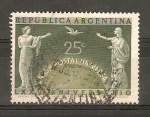 Sellos de America - Argentina -  ALEGORÌA   A   LA   U.P.U.