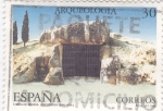 Sellos de Europa - Espaa -  Arqueología-cuevas de Menga-Antequera (Málaga))     (A))