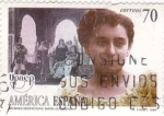 Stamps Spain -  mujeres destacadas- María Guerrero   (A)