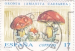 Stamps Spain -  Amanita caesarea    (A)