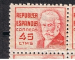 Stamps Spain -  Edifil  737  Cifras y Personajes..   