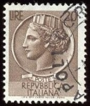 Stamps Italy -  Coin of Syracuse