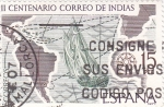 Sellos de Europa - Espa�a -  II centenario correo de Indias   (A)