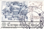 Stamps Spain -  el descubrimiento de América    (A)