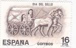 Stamps Spain -  Día del sello   (A)