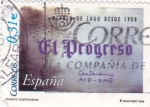 Stamps Spain -  Diarios centenarios-El Progreso      (A)