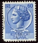 Stamps Italy -  Coin of Syracuse