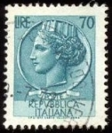 Stamps Italy -  Coin of Syracuse