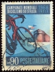Stamps Italy -  Campeonato Mundial de Ciclismo 1968
