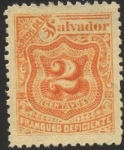 Sellos de America - El Salvador -  Timbre impuesto 1899.