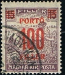 Stamps Hungary -  MAGYAR AIR POSTAL