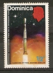 Stamps Dominica -  LANZAMIENTO   DEL   SATÈLITE   TIROS