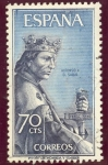 Stamps : Europe : Spain :  1965 Personajes Españoles. Alfonso X El Sabio - Edifil:1654