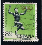 Stamps Spain -  Edifil  1618  Juegos Olímpicos de Innsbruck y Tokio.  