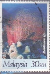 Stamps : Asia : Malaysia :  Melithaea sp.