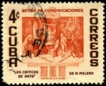 Stamps America - Cuba -  Los críticos de arte por M. Melero.