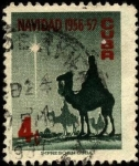 Stamps : America : Cuba :  Navidad 1956.