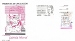 Stamps Spain -  SPD CENTENARIOS 1989. GABRIELA MISTRAL. ED Nº 3013