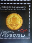 Sellos de America - Venezuela -  Colección Numismática.Bco. de Venezuela.Emisión Filatélica conmemorativa año del Oro .(6de6)
