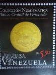 Stamps Venezuela -  Colección Numismática.Bco.Central de Venezuela.Emisión Filatélica conmemorativa Año del Oro.(4de6)