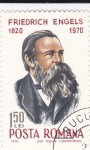 Stamps Romania -  Friedrich Engels
