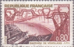 Stamps : Europe : France :  Barrage de Vouglans Jura
