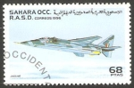Stamps : Africa : Morocco :  Avión Jaguar