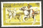 Sellos de Africa - Marruecos -  Carrera de caballos