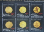 Sellos del Mundo : America : Venezuela : Colección Numismática. Banco Central de Venezuela. Emisión Filatélica conmemorativa del Año del Oro 